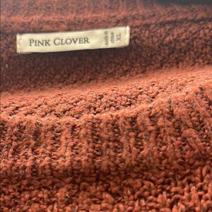 Pink Clover Terracotta Knit Top